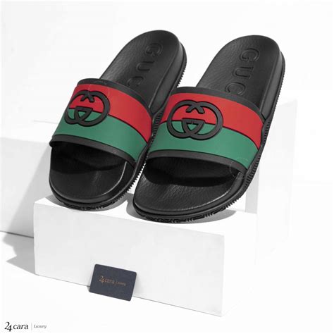 gucci slides men wolf|men gucci interlocking slides.